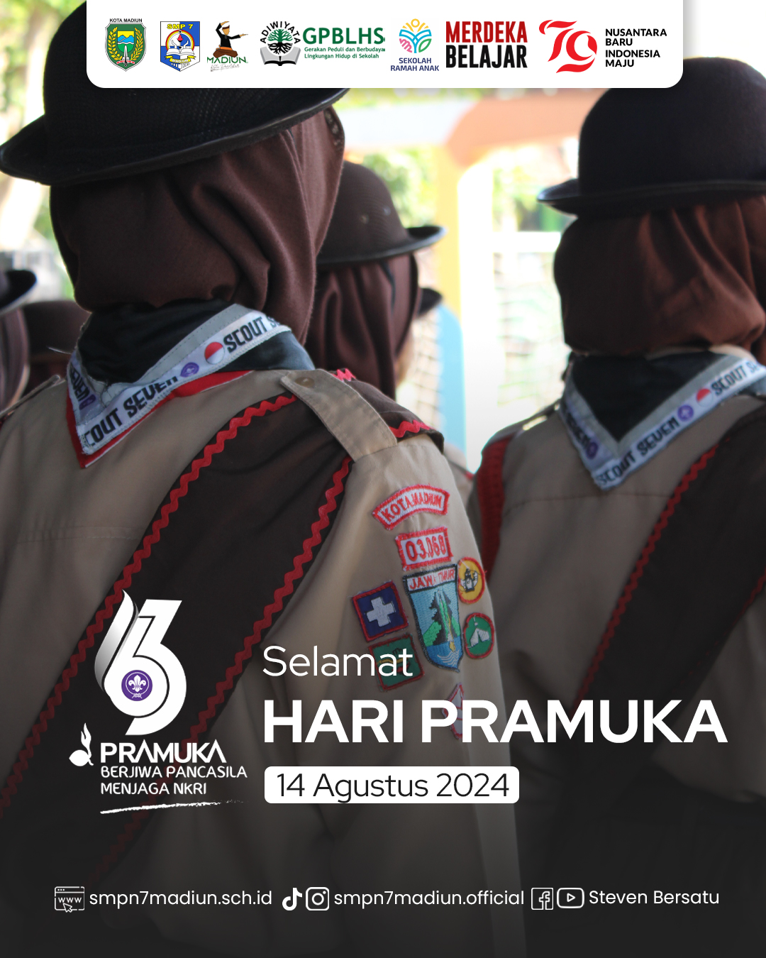 Selamat Hari Pramuka ke-63!