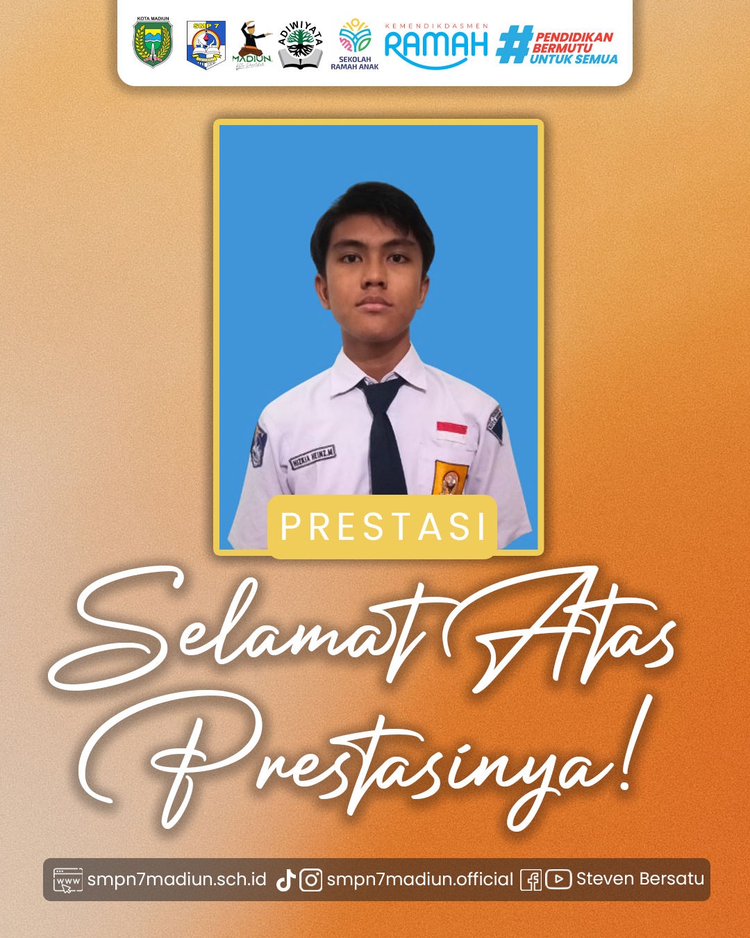 Siswa SMP Negeri 7 Madiun Berhasil Lolos ke Tahap Provinsi OSN 2025